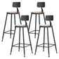 Industrial Bar Table Set 1/4/6/11 Pieces Solid Wood Pub Dining Set for Indoor Brown 30"H Stools (Set of 4) Clearhalo 'Bar Furniture' 'furn' 'furn_home_bar_bar_sets' 'Furniture' 'Home Bars & Bar Sets' 'home_bar_bar_sets' 'Kitchen & Dining Furniture' 6652184