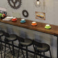 Industrial Bar Table Set 1/4/6/11 Pieces Solid Wood Pub Dining Set for Indoor Clearhalo 'Bar Furniture' 'furn' 'furn_home_bar_bar_sets' 'Furniture' 'Home Bars & Bar Sets' 'home_bar_bar_sets' 'Kitchen & Dining Furniture' 6652189