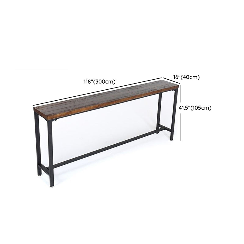 Industrial Bar Table Set 1/4/6/11 Pieces Solid Wood Pub Dining Set for Indoor Clearhalo 'Bar Furniture' 'furn' 'furn_home_bar_bar_sets' 'Furniture' 'Home Bars & Bar Sets' 'home_bar_bar_sets' 'Kitchen & Dining Furniture' 6652203
