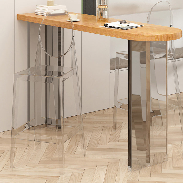 Contemporary Bar Set 1/2/3 Pieces Solid Wood Pub Dining Set for Dining Room 3 Pieces: Table, 2 Stools Clearhalo 'Bar Furniture' 'furn' 'furn_home_bar_bar_sets' 'Furniture' 'Home Bars & Bar Sets' 'home_bar_bar_sets' 'Kitchen & Dining Furniture' 6652213