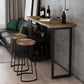 Ensemble de Table de Bar de Style industriel, ensemble de Table et tabouret rectangulaires en bois massif, 1/3 pièces