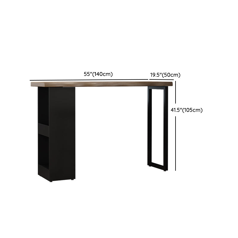Ensemble de Table de Bar de Style industriel, ensemble de Table et tabouret rectangulaires en bois massif, 1/3 pièces