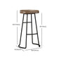 Ensemble de Table de Bar de Style industriel, ensemble de Table et tabouret rectangulaires en bois massif, 1/3 pièces