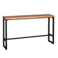 Contemporary Rectangle Bar Set 1/4/7 Pieces Solid Wood Pub Dining Set for Dining Room Brown 118"L x 16"W Clearhalo 'Bar Furniture' 'furn' 'furn_home_bar_bar_sets' 'Furniture' 'Home Bars & Bar Sets' 'home_bar_bar_sets' 'Kitchen & Dining Furniture' 6652376