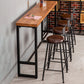 Contemporary Rectangle Bar Set 1/4/7 Pieces Solid Wood Pub Dining Set for Dining Room 5 Pieces: Table, 4 Stools Clearhalo 'Bar Furniture' 'furn' 'furn_home_bar_bar_sets' 'Furniture' 'Home Bars & Bar Sets' 'home_bar_bar_sets' 'Kitchen & Dining Furniture' 6652382