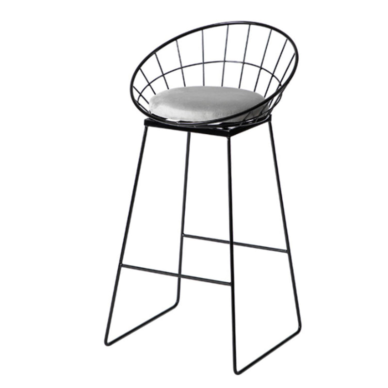 Contemporary Style Bar Table Set 1/3 Pieces Stone Bar table with Upholstered Stools Grey 30"H Stool (Single) Clearhalo 'Bar Furniture' 'furn' 'furn_home_bar_bar_sets' 'Furniture' 'Home Bars & Bar Sets' 'home_bar_bar_sets' 'Kitchen & Dining Furniture' 6652402