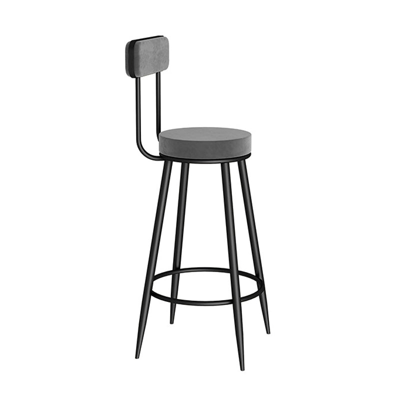 Modern Style Bar Table Set 1/3 Pieces Stone Bar table with Upholstered Stools Grey 30"H Stool (Single) Clearhalo 'Bar Furniture' 'furn' 'furn_home_bar_bar_sets' 'Furniture' 'Home Bars & Bar Sets' 'home_bar_bar_sets' 'Kitchen & Dining Furniture' 6652419