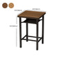 Ensemble de Table de Bar moderne 1/2/5 pièces, Table de comptoir en bois de pin avec tabourets hauts