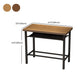 Ensemble de Table de Bar moderne 1/2/5 pièces, Table de comptoir en bois de pin avec tabourets hauts