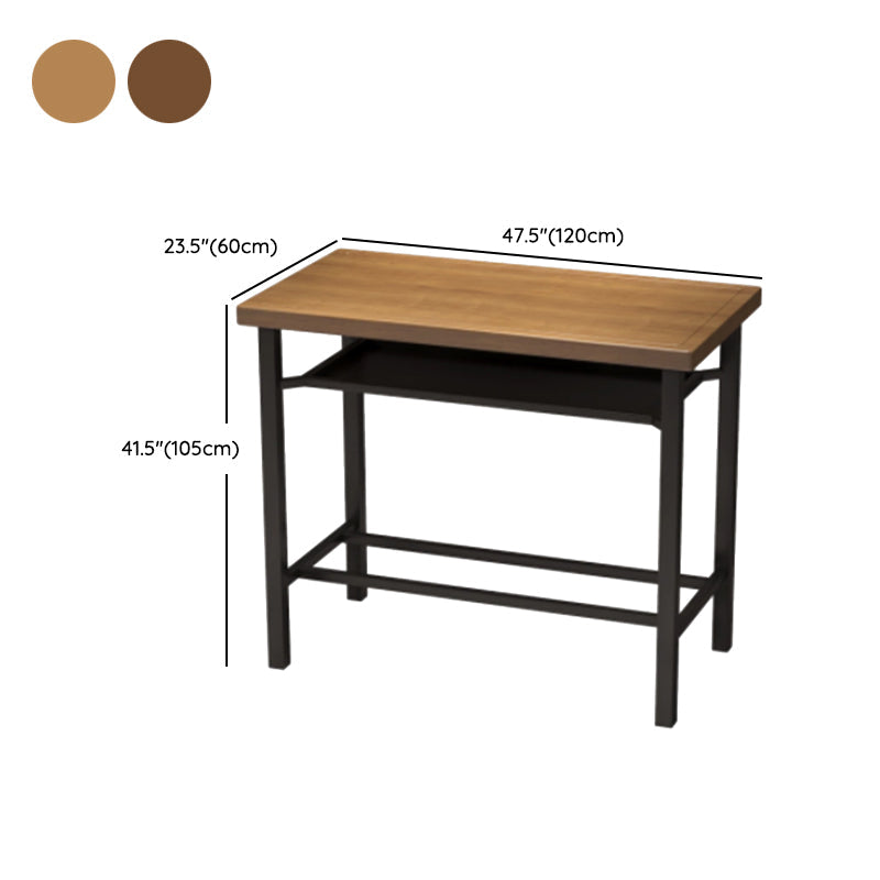 Ensemble de Table de Bar moderne 1/2/5 pièces, Table de comptoir en bois de pin avec tabourets hauts