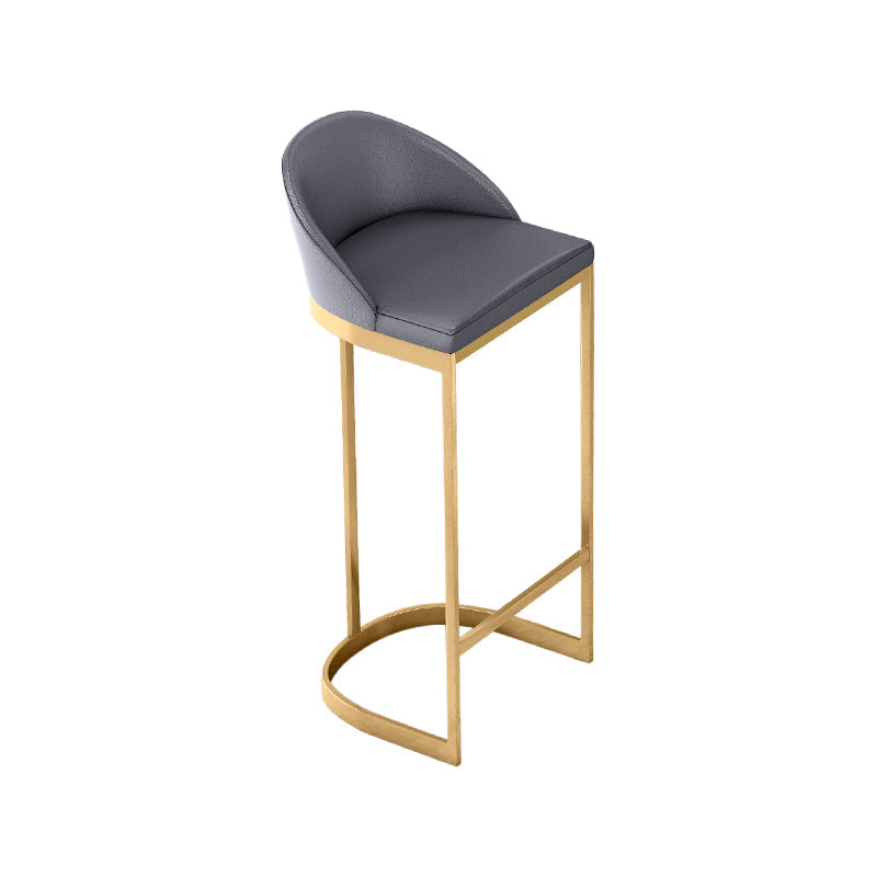 Industrial 1/3/4/5 Pieces Bar Table Set Rectangle Wood Counter Table with High Stools Gold 30"H Stool (Single) Clearhalo 'Bar Furniture' 'furn' 'furn_home_bar_bar_sets' 'Furniture' 'Home Bars & Bar Sets' 'home_bar_bar_sets' 'Kitchen & Dining Furniture' 6652501
