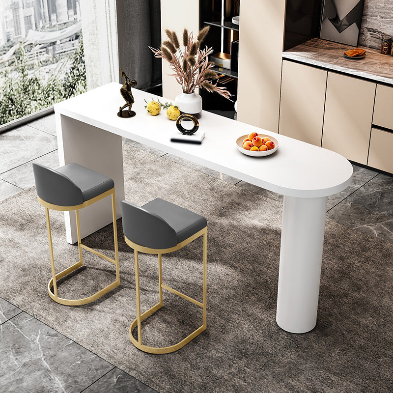 Industrial 1/3/4/5 Pieces Bar Table Set Rectangle Wood Counter Table with High Stools Clearhalo 'Bar Furniture' 'furn' 'furn_home_bar_bar_sets' 'Furniture' 'Home Bars & Bar Sets' 'home_bar_bar_sets' 'Kitchen & Dining Furniture' 6652504