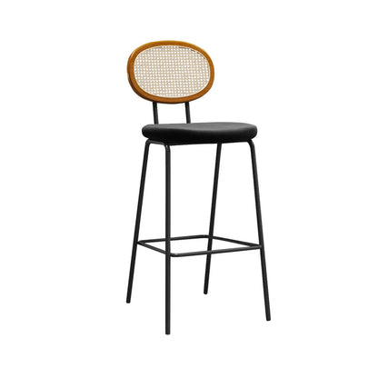 Industrial 1/2 Pieces Bar Table Set Rectangle Pine Wood Counter Table with High Stools Black 30"H Stool (Single) Clearhalo 'Bar Furniture' 'furn' 'furn_home_bar_bar_sets' 'Furniture' 'Home Bars & Bar Sets' 'home_bar_bar_sets' 'Kitchen & Dining Furniture' 6652519