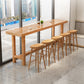 Modern Style Wood 1/6/11 Pieces Bar Table Set Rectangle Bar Table for Home Clearhalo 'Bar Furniture' 'furn' 'furn_home_bar_bar_sets' 'Furniture' 'Home Bars & Bar Sets' 'home_bar_bar_sets' 'Kitchen & Dining Furniture' 6652561