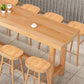 Modern Style Wood 1/6/11 Pieces Bar Table Set Rectangle Bar Table for Home Clearhalo 'Bar Furniture' 'furn' 'furn_home_bar_bar_sets' 'Furniture' 'Home Bars & Bar Sets' 'home_bar_bar_sets' 'Kitchen & Dining Furniture' 6652565