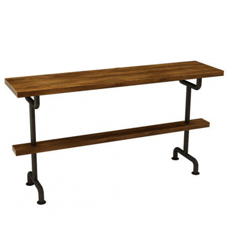 Modern 1/2/7 Pieces Bar Table Set Rectangle Pine Wood Counter Table with High Stools Clearhalo 'Bar Furniture' 'furn' 'furn_home_bar_bar_sets' 'Furniture' 'Home Bars & Bar Sets' 'home_bar_bar_sets' 'Kitchen & Dining Furniture' 6652578