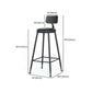 Modern 1/2/7 Pieces Bar Table Set Rectangle Pine Wood Counter Table with High Stools Clearhalo 'Bar Furniture' 'furn' 'furn_home_bar_bar_sets' 'Furniture' 'Home Bars & Bar Sets' 'home_bar_bar_sets' 'Kitchen & Dining Furniture' 6652584