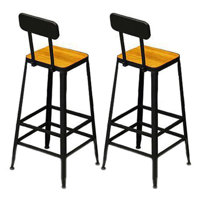 Modern Style Wood 1/2/5/9 Pieces Bar Table Set Rectangle Bar Table for Home Wood 30"H Stools (Set of 2) Clearhalo 'Bar Furniture' 'furn' 'furn_home_bar_bar_sets' 'Furniture' 'Home Bars & Bar Sets' 'home_bar_bar_sets' 'Kitchen & Dining Furniture' 6652594