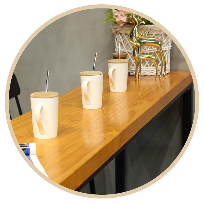 Modern Style Wood 1/2/5/9 Pieces Bar Table Set Rectangle Bar Table for Home Clearhalo 'Bar Furniture' 'furn' 'furn_home_bar_bar_sets' 'Furniture' 'Home Bars & Bar Sets' 'home_bar_bar_sets' 'Kitchen & Dining Furniture' 6652599