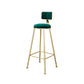 Stone Bar Table Set Glam Style Rectangle 1/3 Pieces Pub Table Set for Indoor Green 30"H Stool (Single) Clearhalo 'Bar Furniture' 'furn' 'furn_home_bar_bar_sets' 'Furniture' 'Home Bars & Bar Sets' 'home_bar_bar_sets' 'Kitchen & Dining Furniture' 6652671