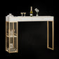 Stone Bar Table Set Glam Style Rectangle 1/3 Pieces Pub Table Set for Indoor Clearhalo 'Bar Furniture' 'furn' 'furn_home_bar_bar_sets' 'Furniture' 'Home Bars & Bar Sets' 'home_bar_bar_sets' 'Kitchen & Dining Furniture' 6652672