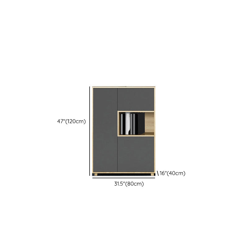 現代のファイルキャビネット木製フレームオフィス用の垂直ファイルキャビネット