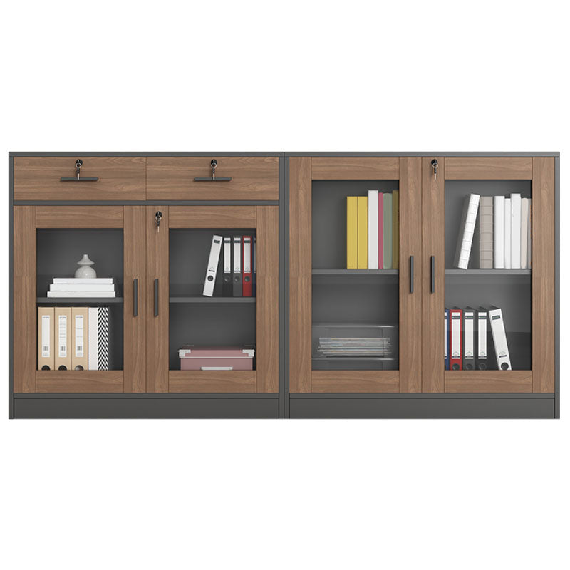 Armoire de fichiers contemporaine cadre en bois massif armoire à fichiers verticale avec serrure de clé