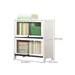 White Bamboo Kitchen Sideboard Glam Dining Server for Living Room