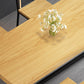 Industriële eettafel op schraagbasis Rechthoekige massief houten eettafel