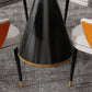 Mesa de comedor redonda con base de pedestal, mesa superior de piedra de lujo tradicional para el hogar