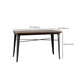 Industrial 4 Legs Pedestal Dining Table Pine Table for Dining Room Clearhalo 'Dining Tables & Seating' 'Dining Tables' 'dining_table' 'furn' 'furn_dining_table' 'Furniture' 'Kitchen & Dining Furniture' 6653100