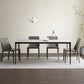 Contemporary Sintered Stone Dining Table Rectangle Table with Metal Legs for Home Use Clearhalo 'Dining Tables & Seating' 'Dining Tables' 'dining_table' 'furn' 'furn_dining_table' 'Furniture' 'Kitchen & Dining Furniture' 6653128