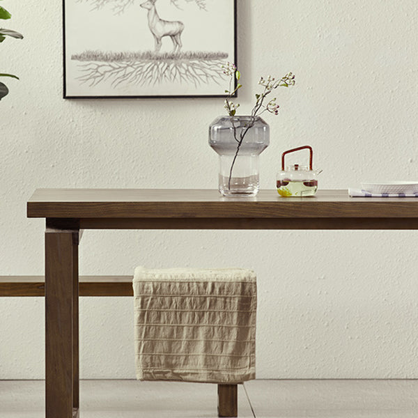 Industrial Double Pedestal Dining Table Pine Wood Table for Cafe Dining Room Clearhalo 'Dining Tables & Seating' 'Dining Tables' 'dining_table' 'furn' 'furn_dining_table' 'Furniture' 'Kitchen & Dining Furniture' 6653178