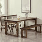 Industrial Double Pedestal Dining Table Pine Wood Table for Cafe Dining Room Clearhalo 'Dining Tables & Seating' 'Dining Tables' 'dining_table' 'furn' 'furn_dining_table' 'Furniture' 'Kitchen & Dining Furniture' 6653180