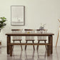 Industrial Double Pedestal Dining Table Pine Wood Table for Cafe Dining Room Clearhalo 'Dining Tables & Seating' 'Dining Tables' 'dining_table' 'furn' 'furn_dining_table' 'Furniture' 'Kitchen & Dining Furniture' 6653182