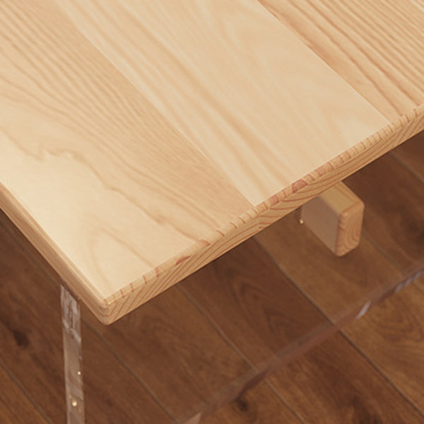 Industrial Trestle Dining Table Pine Wood Table for Dining Room Clearhalo 'Dining Tables & Seating' 'Dining Tables' 'dining_table' 'furn' 'furn_dining_table' 'Furniture' 'Kitchen & Dining Furniture' 6653200