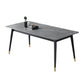 Modern 4 Legs Pedestal Dining Table Stone Table for Dining Room