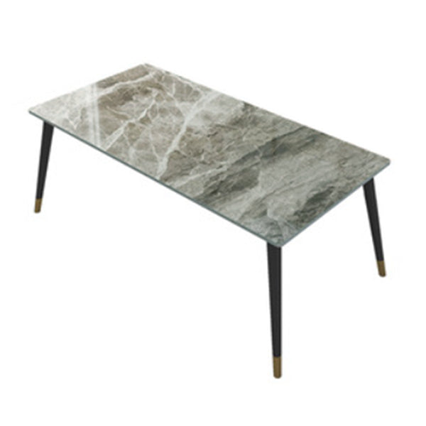 Modern 4 Legs Pedestal Dining Table Stone Table for Dining Room