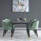 Modern 4 Legs Pedestal Dining Table Stone Table for Dining Room
