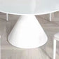 Contemporary Round Dining Table Sintered Stone Table with Metal Leg for Home Use Clearhalo 'Dining Tables & Seating' 'Dining Tables' 'dining_table' 'furn' 'furn_dining_table' 'Furniture' 'Kitchen & Dining Furniture' 6653425