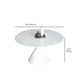Contemporary Round Dining Table Sintered Stone Table with Metal Leg for Home Use Clearhalo 'Dining Tables & Seating' 'Dining Tables' 'dining_table' 'furn' 'furn_dining_table' 'Furniture' 'Kitchen & Dining Furniture' 6653432