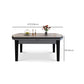 Modern Scalable Stone Dining Table 4 Legs Table for Dining Room Clearhalo 'Dining Tables & Seating' 'Dining Tables' 'dining_table' 'furn' 'furn_dining_table' 'Furniture' 'Kitchen & Dining Furniture' 6653446