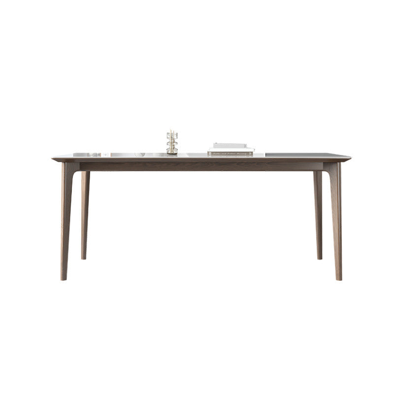 Medieval Modern 4 Legs Dining Table Stone Table for Dining Room Clearhalo 'Dining Tables & Seating' 'Dining Tables' 'dining_table' 'furn' 'furn_dining_table' 'Furniture' 'Kitchen & Dining Furniture' 6653493