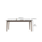 Medieval Modern 4 Legs Dining Table Stone Table for Dining Room Clearhalo 'Dining Tables & Seating' 'Dining Tables' 'dining_table' 'furn' 'furn_dining_table' 'Furniture' 'Kitchen & Dining Furniture' 6653507