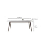 Glam Dining Table Sintered Stone Table with Metal Legs for Home Use Clearhalo 'Dining Tables & Seating' 'Dining Tables' 'dining_table' 'furn' 'furn_dining_table' 'Furniture' 'Kitchen & Dining Furniture' 6653563