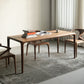Industrial Dining Table Rectangular Table with Wooden Legs for Home Use Clearhalo 'Dining Tables & Seating' 'Dining Tables' 'dining_table' 'furn' 'furn_dining_table' 'Furniture' 'Kitchen & Dining Furniture' 6653593