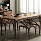 Industrial Dining Table Rectangular Table with Wooden Legs for Home Use Clearhalo 'Dining Tables & Seating' 'Dining Tables' 'dining_table' 'furn' 'furn_dining_table' 'Furniture' 'Kitchen & Dining Furniture' 6653594