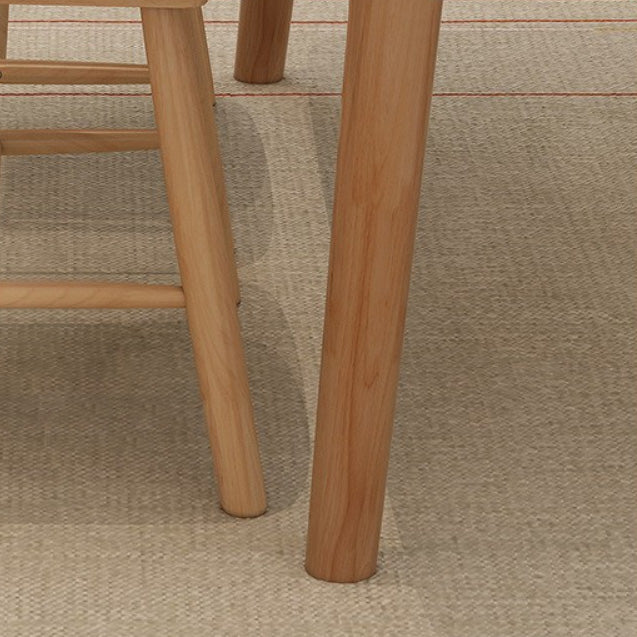 Modern Rubber Wood Dining Table 4 Legs Table for Dining Room