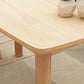 Modern Rubber Wood Dining Table 4 Legs Table for Dining Room