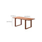 Modern Style Dining Table Rectangle Wood Top Table for Dining Room Clearhalo 'Dining Tables & Seating' 'Dining Tables' 'dining_table' 'furn' 'furn_dining_table' 'Furniture' 'Kitchen & Dining Furniture' 6653765